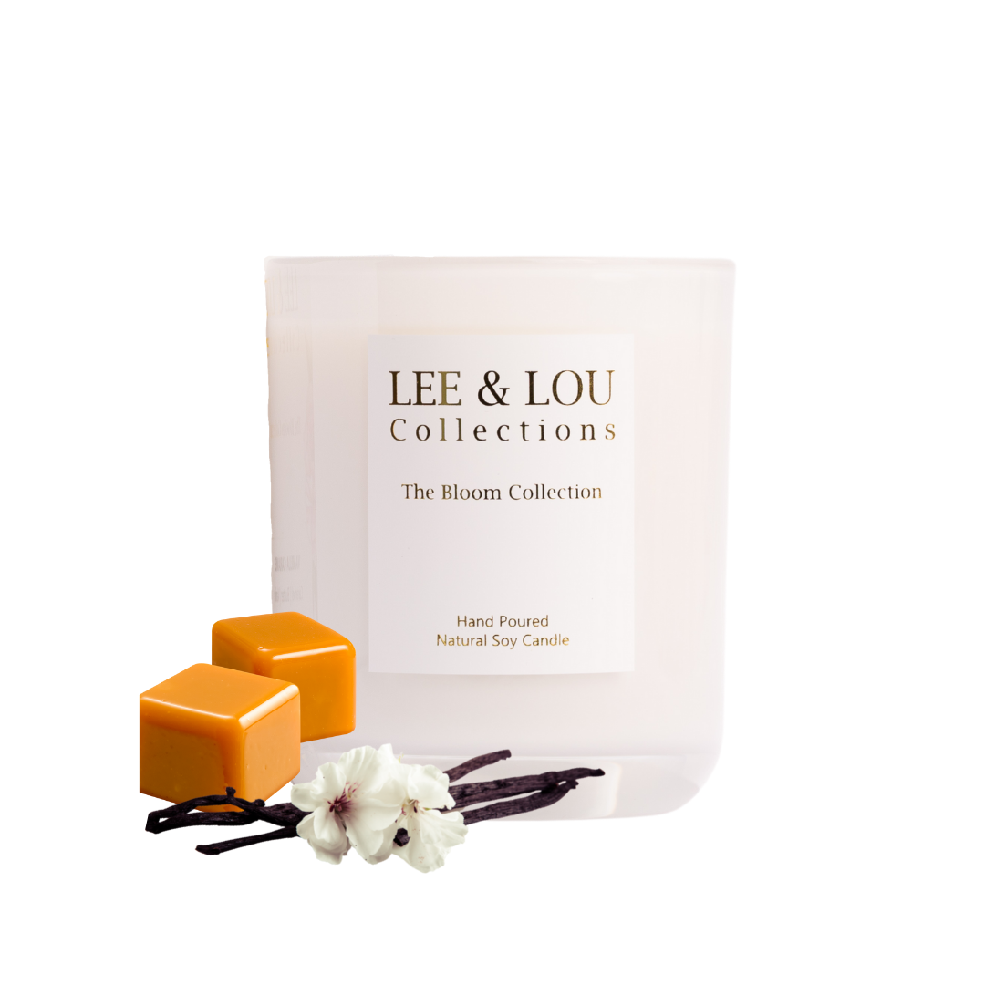 Lee & Lou Vanilla Caramel Bloom Candle 285g main product image