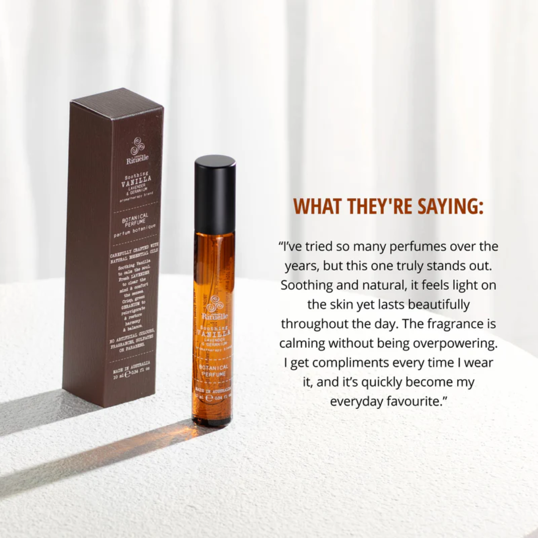 Urban Rituelle Vanilla, Lavender & Geranium Botanical Perfume 10ml - The Perfume Company