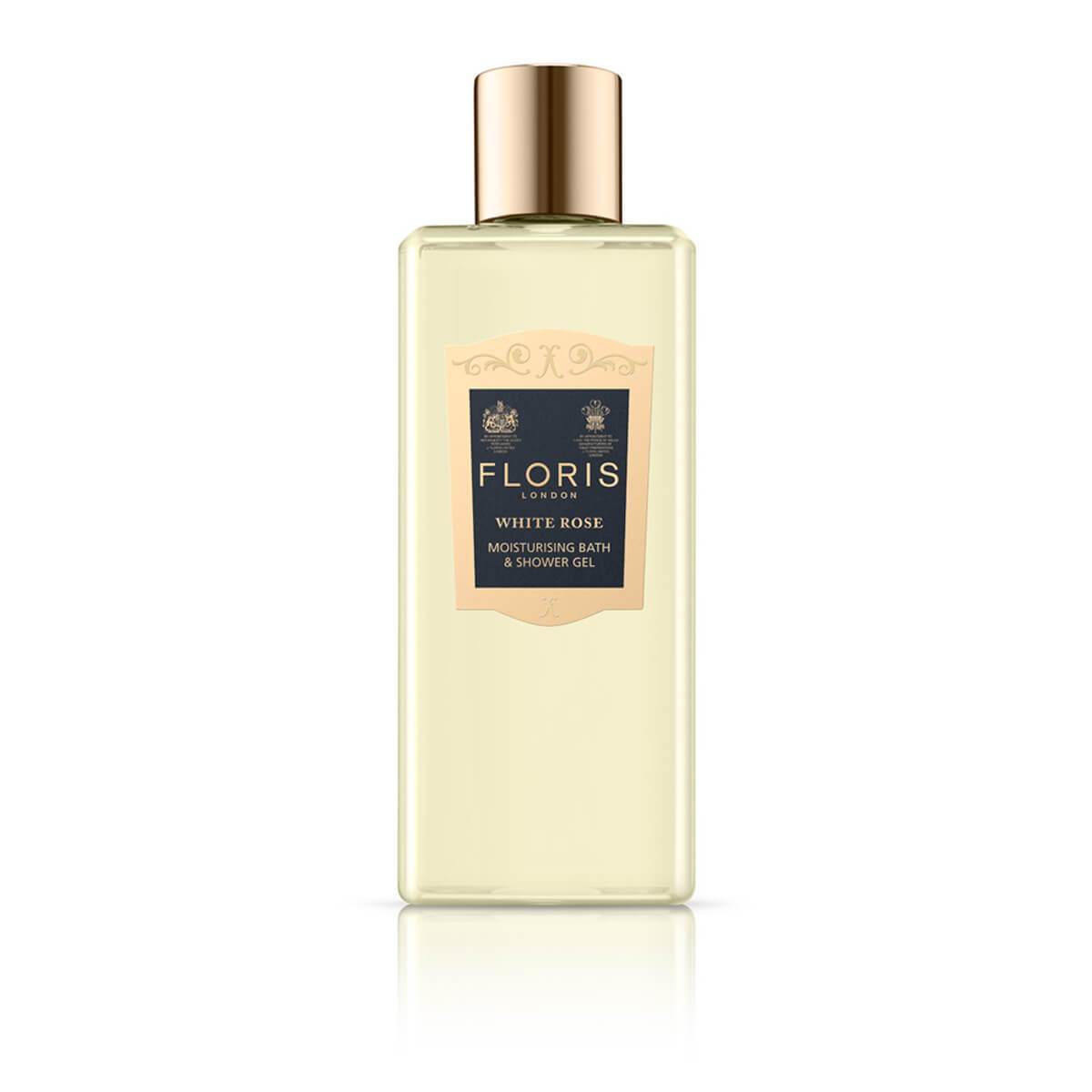 Floris White Rose Bath & Shower Gel 250mL