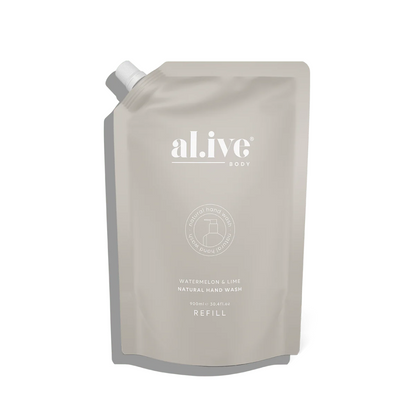 al.ive Hand & Body Wash Watermelon & Lime Refill 900mL
