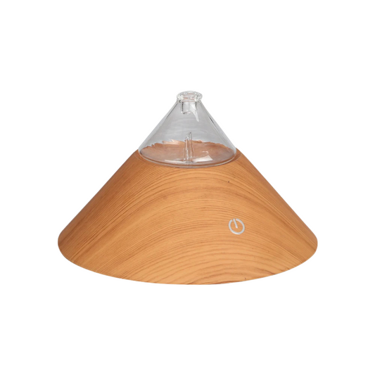 Waterless Aromatherapy Machine Wood Grain Ultrasonic Diffuser