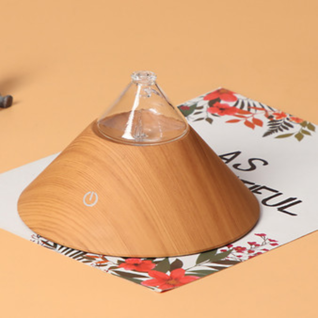 Wood Grain Ultrasonic Aroma Diffuser