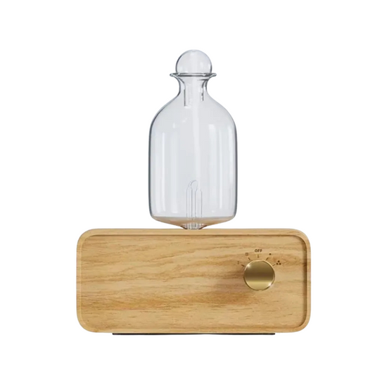 Waterless Essential Oil Diffuser Wood & Glass Design