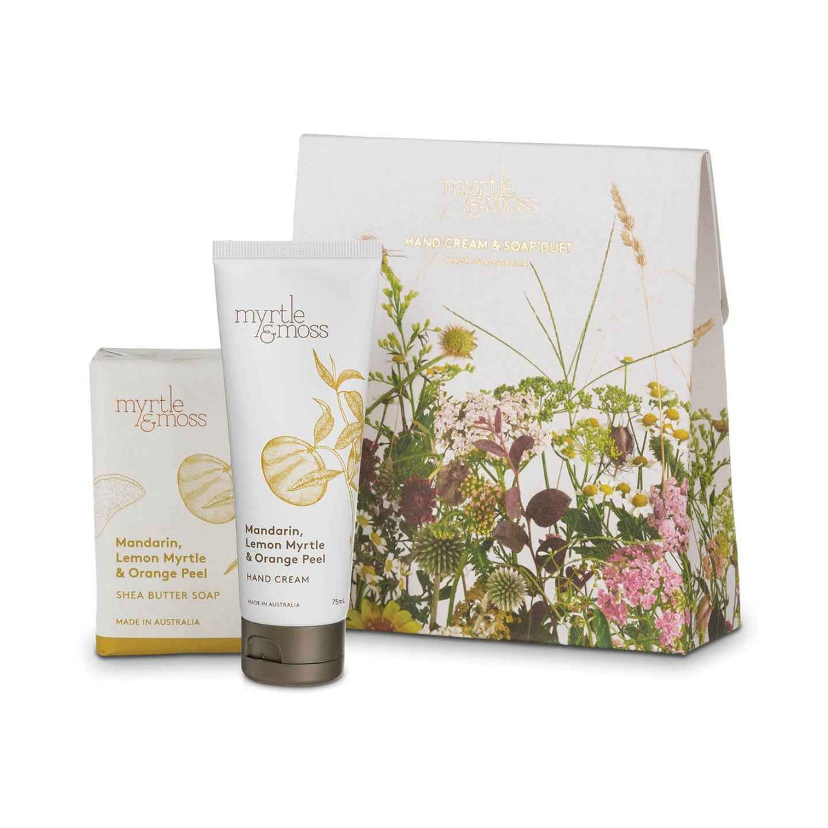 Myrtle & Moss Wildflower Hand Cream & Soap Duet