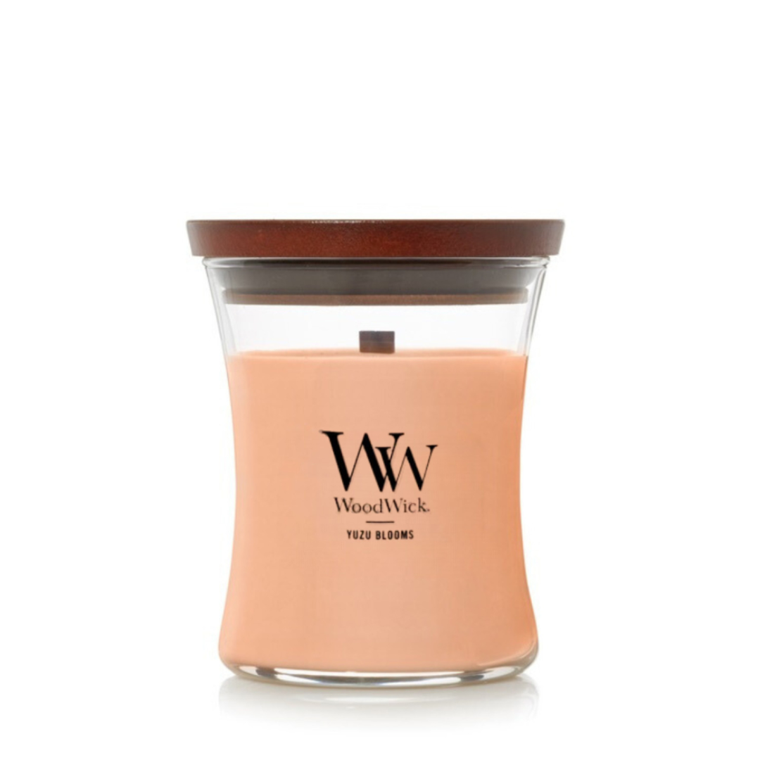 WoodWick Yuzu Blooms Medium Candle 275g