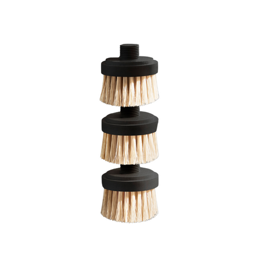 Yeseco Replacement Brush Heads x3 - Black