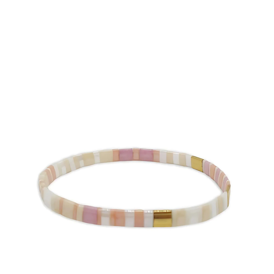 Zjoosh Tila Bracelet Pink and Gold