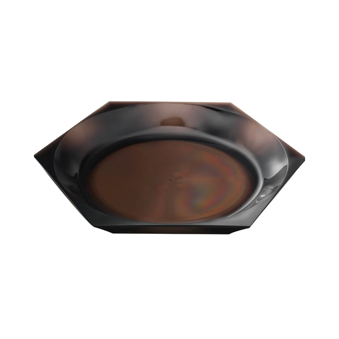 Acrylic Tray - Mario Luca Giusti - Mario Luca Giusti Camilla Acrylic Tray Smoked - The Gift Company