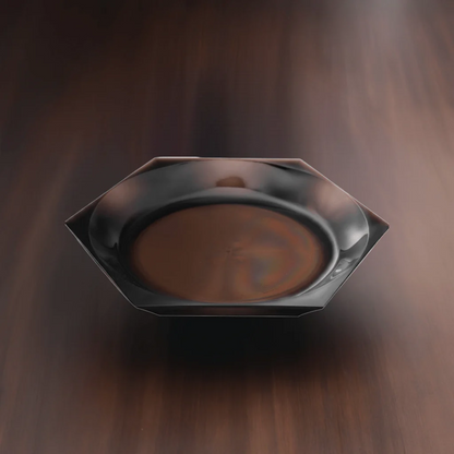 Acrylic Tray - Mario Luca Giusti - Mario Luca Giusti Camilla Acrylic Tray Smoked - The Gift Company