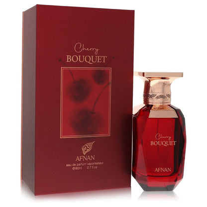 Afnan Cherry Bouquet Eau de Parfum Fruity Gourmand 80mL bottle and box