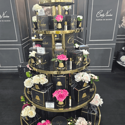 Air Freshener - Côte Noire - Côte Noire Perfumed Natural Touch 5 Roses - Black - Magenta - The Gift Company
