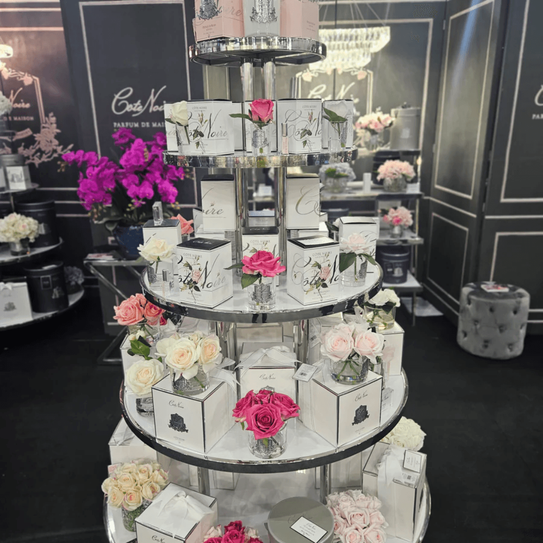 Air Freshener - Côte Noire - Côte Noire Perfumed Natural Touch 5 Roses - Clear - Magenta - The Gift Company