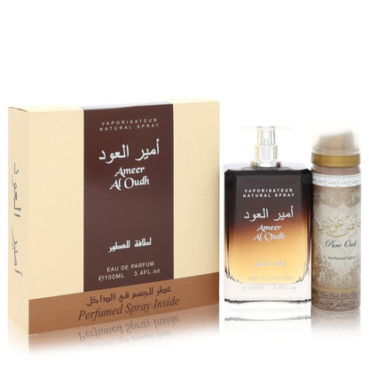 Lattafa Ameer Al Oudh Eau de Parfum Gift Set 100mL + 50mL Perfumed Spray main product image