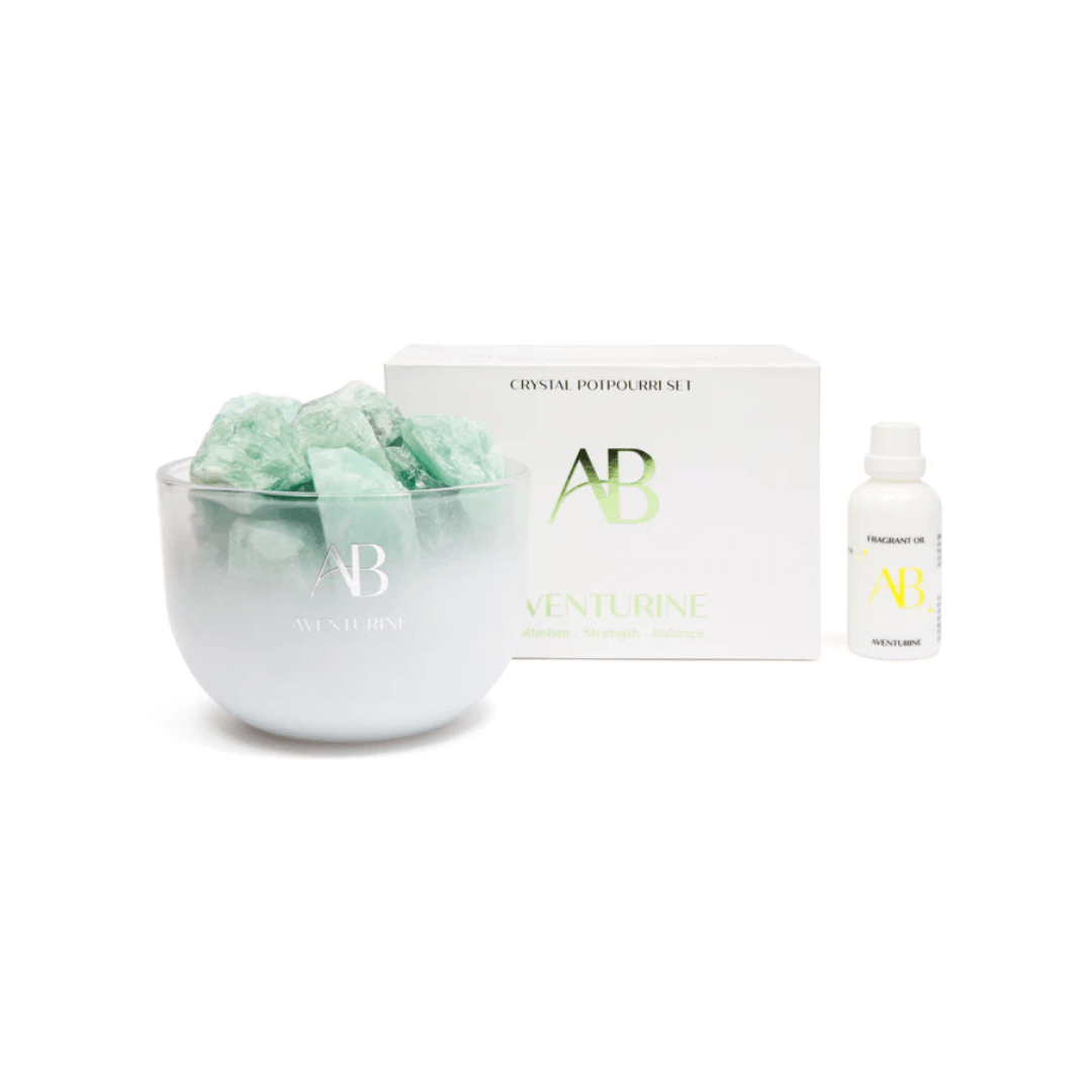 Aroma Oil - Aromabotanical - Aromabotanical Aventurine Crystal Potpourri & Oil 50mL - The Gift Company