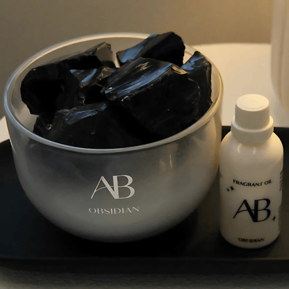 Aroma Oil - Aromabotanical - Aromabotanical Obsidian Crystal Potpourri & Oil 50mL - The Gift Company
