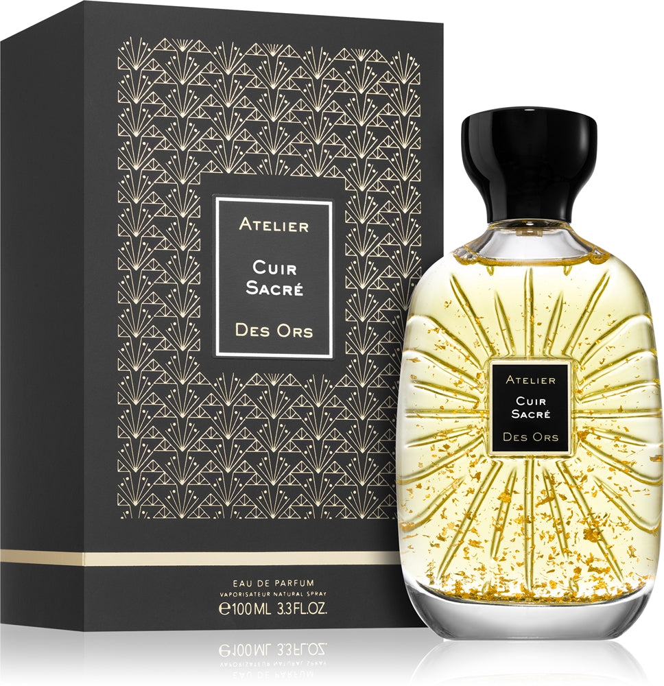 Atelier des Ors Cuir Sacré Eau de Parfum 100mL bottle and box