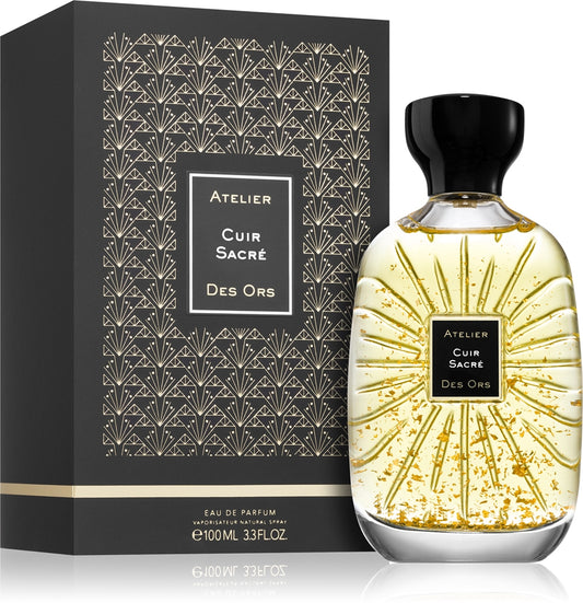 Atelier des Ors Cuir Sacré Eau de Parfum 100mL bottle and box