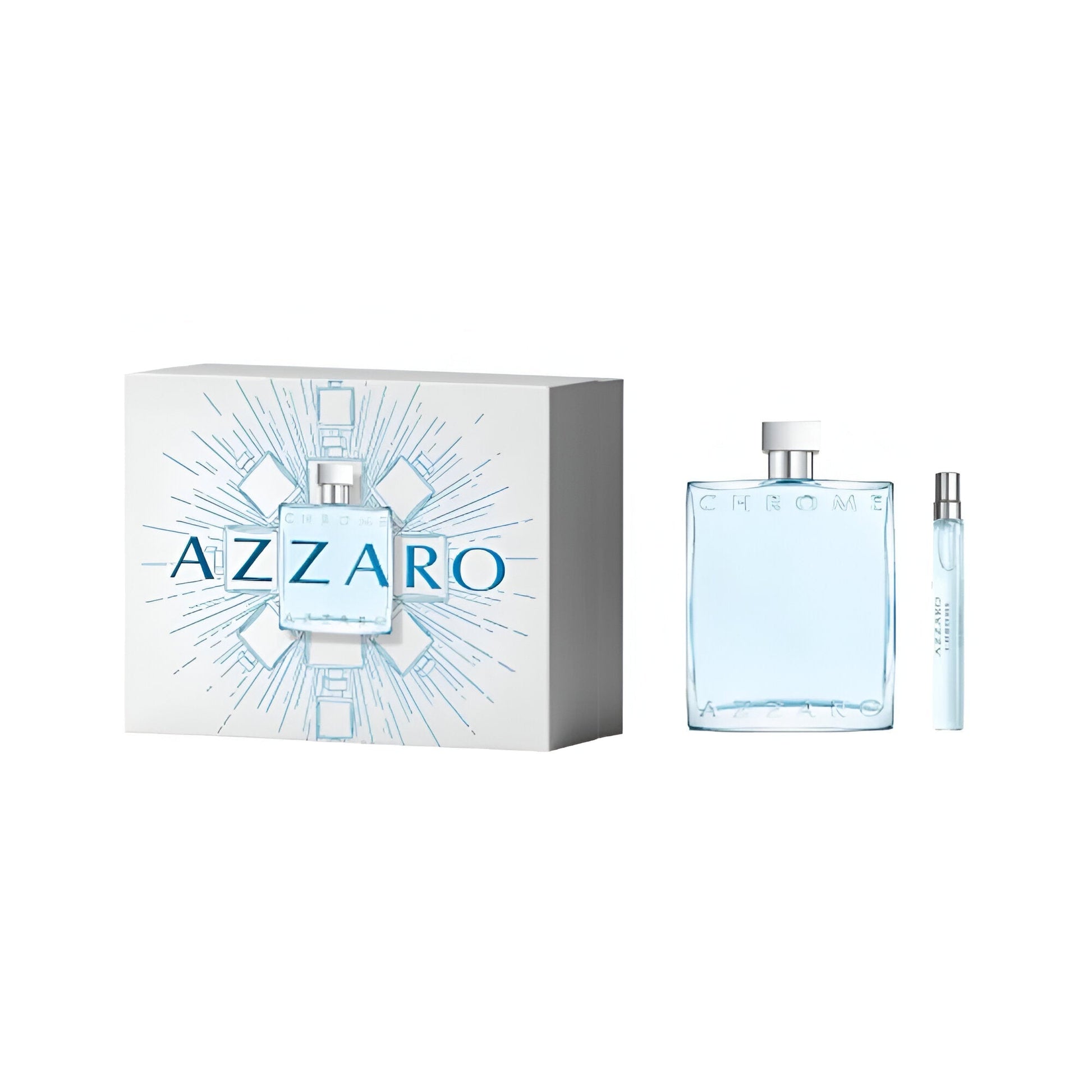 Azzaro Chrome Gift Set 50mL EDT + 75mL All Over Shampoo
