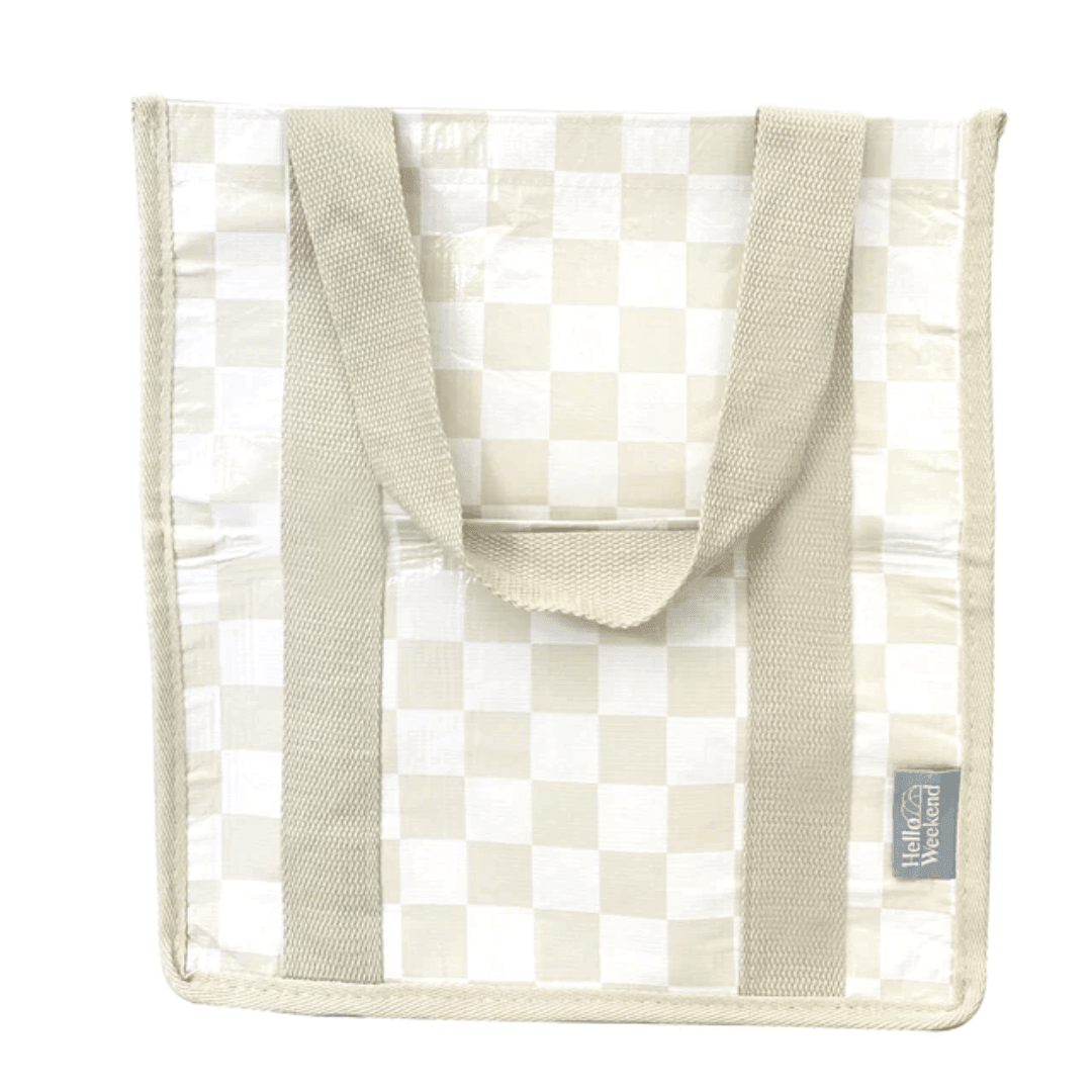 Bag - Hello Weekend - Hello Weekend Checkerboard Daily Bag - The Gift Company