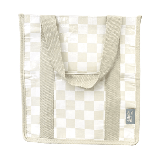Bag - Hello Weekend - Hello Weekend Checkerboard Daily Bag - The Gift Company