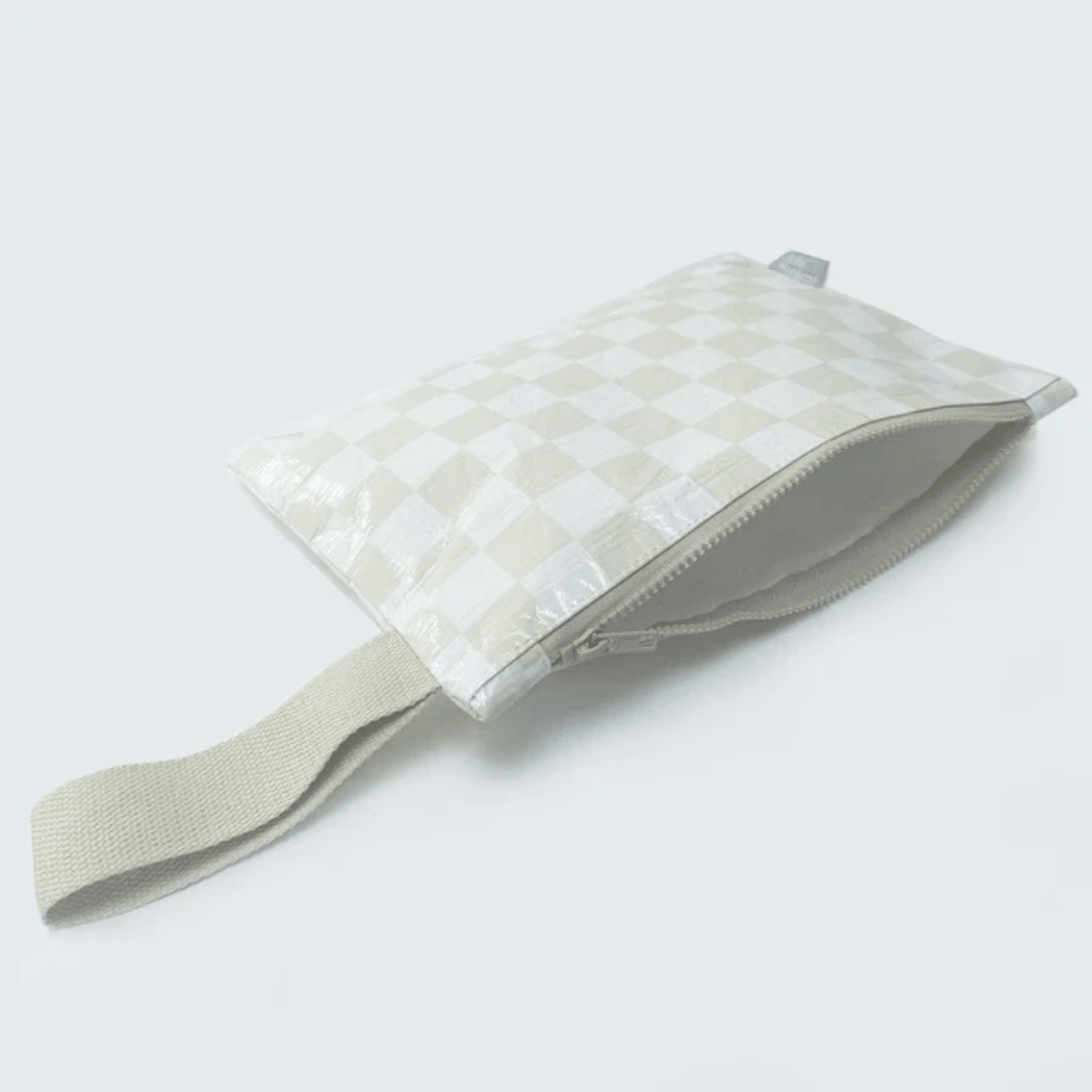 Bag - Hello Weekend - Hello Weekend Checkerboard Good To Go Pouch - The Gift Company
