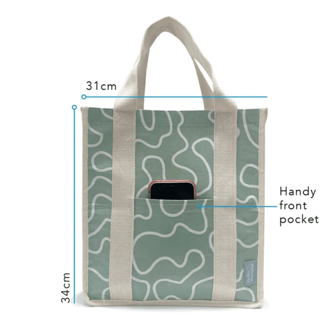 Bag - Hello Weekend - Hello Weekend Sage Daily Bag - The Gift Company