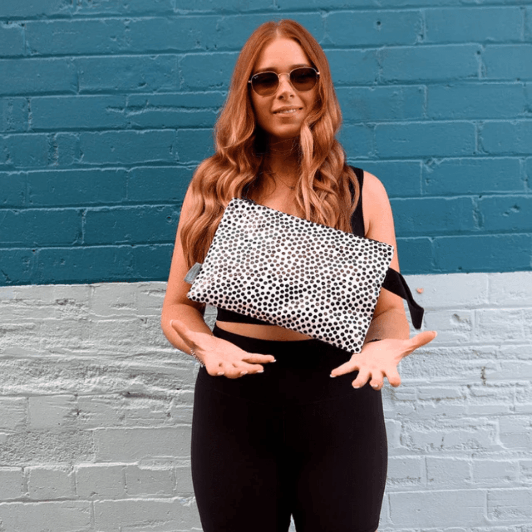 Bag - Hello Weekend - Hello Weekend Speckle Good to Go Pouch - The Gift Company
