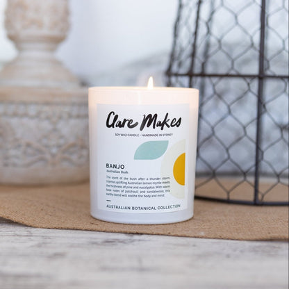 Clare Makes Banjo Australian Bush Reed Diffuser 200mL – Clare Makes product and lifestyle image 10