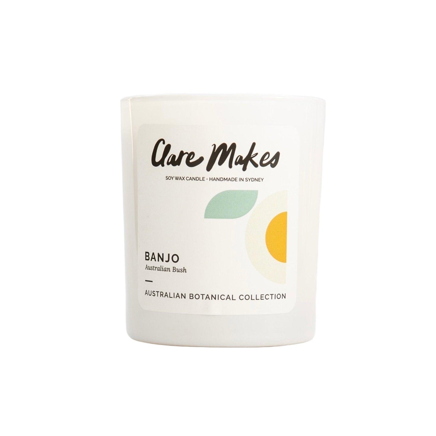 Clare Makes Banjo Australian Bush Medium Candle 180g by Clare Makes