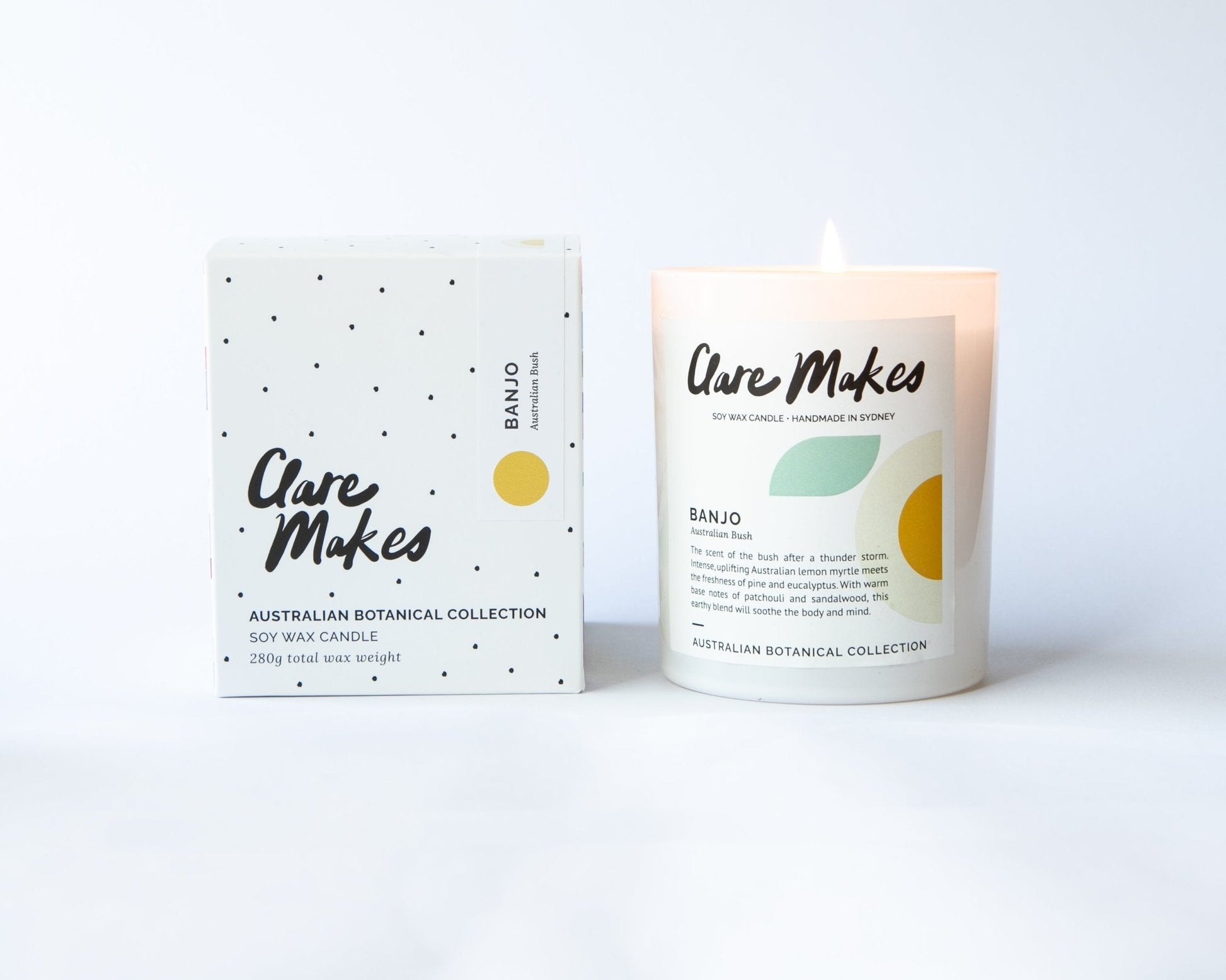 Clare Makes Banjo Australian Bush Reed Diffuser 200mL – Clare Makes product and lifestyle image 6
