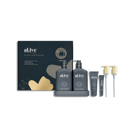 Bath & Body Gift Sets - Al.ive - al.ive The Icon Set - Coconut & Wild Orange - The Gift Company
