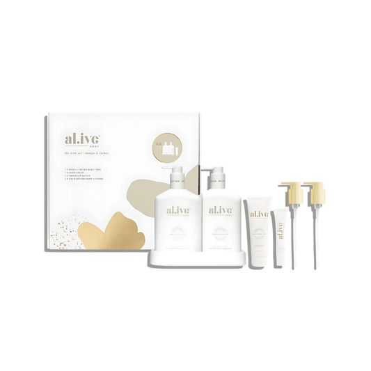 Bath & Body Gift Sets - Al.ive - al.ive The Icon Set - Mango & Lychee - The Gift Company