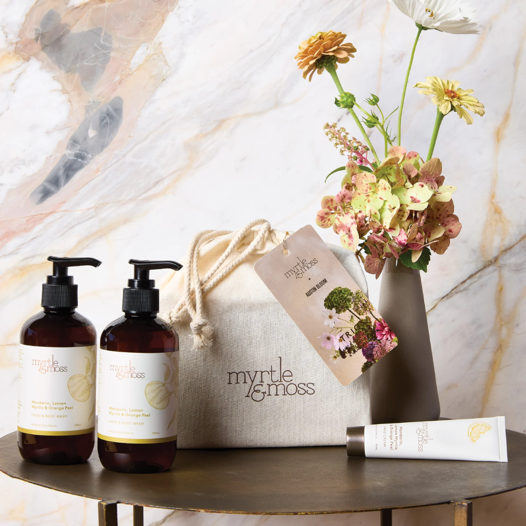 Bath & Body Gift Sets - Myrtle & Moss - Myrtle & Moss Austin Bloom Trio - The Gift Company