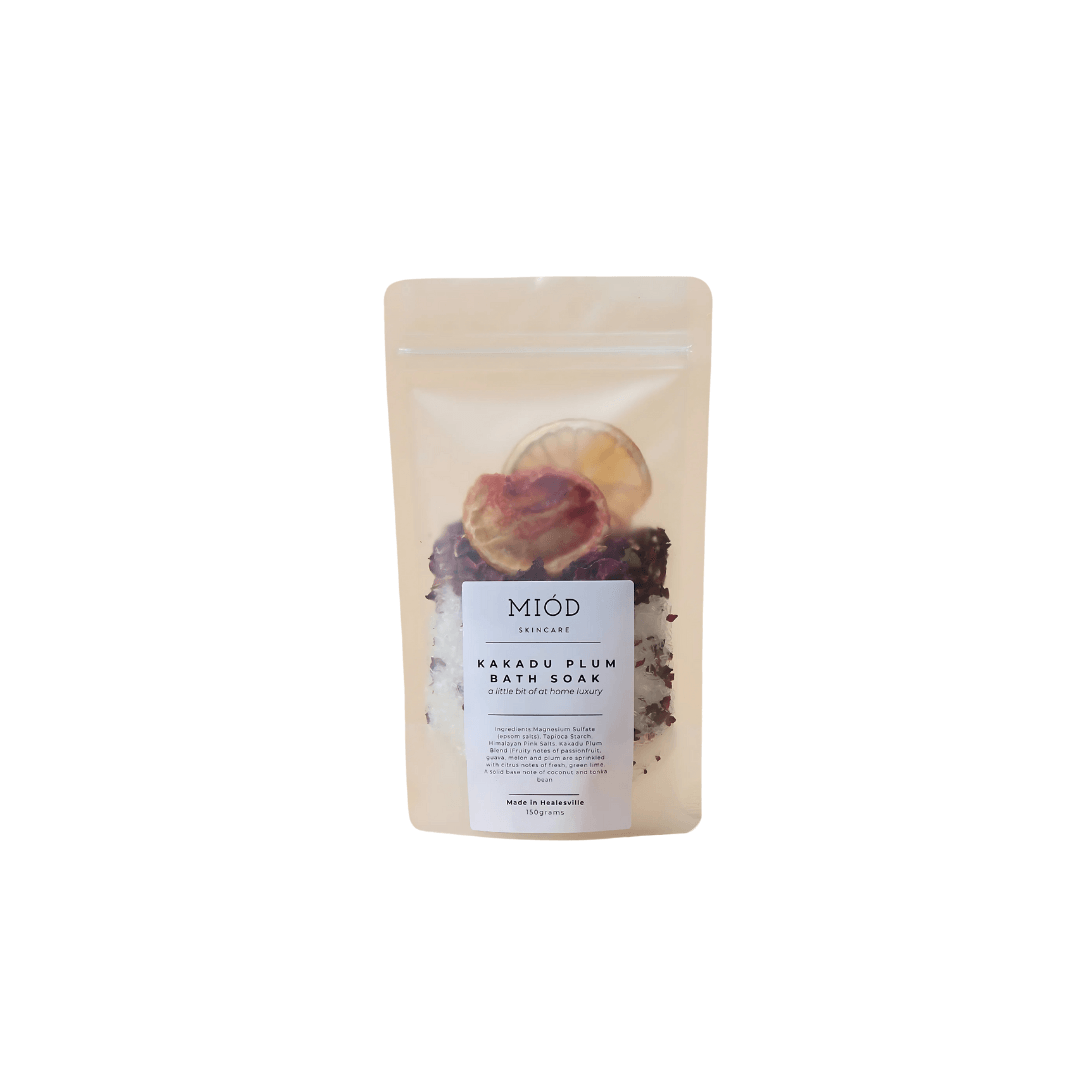 Bath Salts - Miod Skincare - Miod Skincare Kakadu Plum Bath Salts: Large 450g - The Gift Company