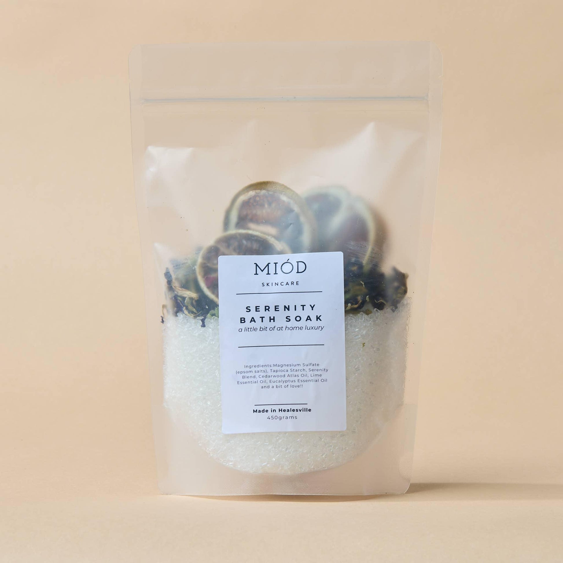 Bath Salts - Miod Skincare - Miod Skincare Serenity Bath Salts 450g - The Gift Company