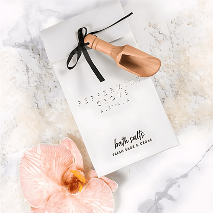 Bath Salts - Peppermint Grove - Peppermint Grove Bath Salts Fresh Sage & Cedar 200g - The Gift Company