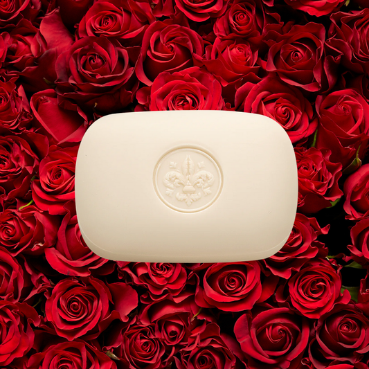 Bath Soap Bar - Saponificio Artigianale Fiorentino - Saponificio Artigianale Fiorentino Rose Bar Soap Set of 3 x 200g - The Gift Company
