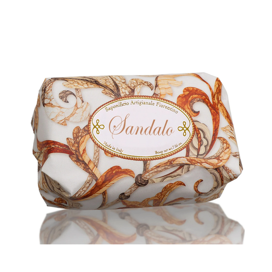 Bath Soap Bar - Saponificio Artigianale Fiorentino - Saponificio Artigianale Fiorentino Sandalwood Bar Soap Set of 12 x 200g - The Gift Company
