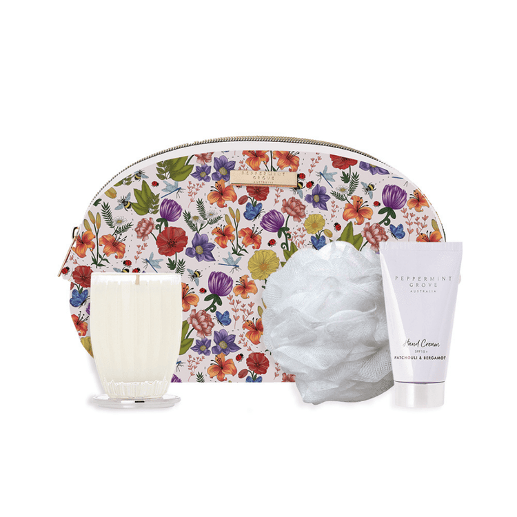 Beauty Bag - Peppermint Grove - Peppermint Grove Patchouli & Bergamot Beauty Bag Gift Set - The Gift Company