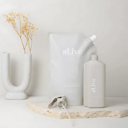 Bench Spray - Al.ive - al.ive body Lemon Pomegranate Kitchen Bench Spray Refill 900mL - The Gift Company