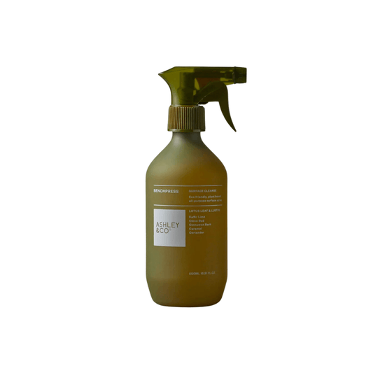 Bench Spray - Ashley & Co - Ashley & Co Benchpress Surface Spray Lotus Leaf & Lustre 500ml - The Gift Company