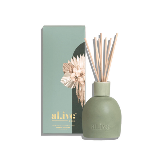 al.ive body Blackcurrant & Caribbean Wood Diffuser 250mL