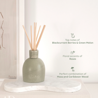al.ive body Blackcurrant & Caribbean Wood Diffuser 250mL