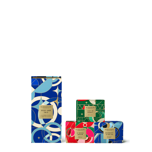 Body Bar - Glasshouse - Glasshouse Fragrances Body Bar Trio 95gx3 - The Gift Company