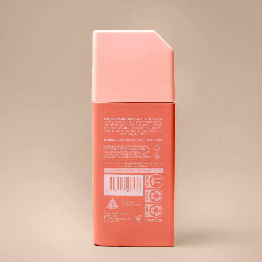 Body Mist - The Better Brand - The Better Brand Eau de Fraiche Mist - Fresh Intent 200mL - The Gift Company