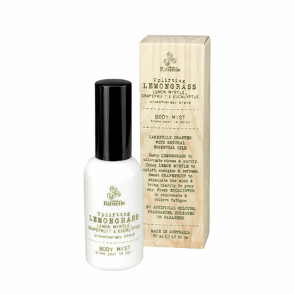 Body Mist - Urban Rituelle - Urban Rituelle Body Mist - Lemongrass, Lemon Myrtle, Grapefruit & Eucalyptus - The Gift Company