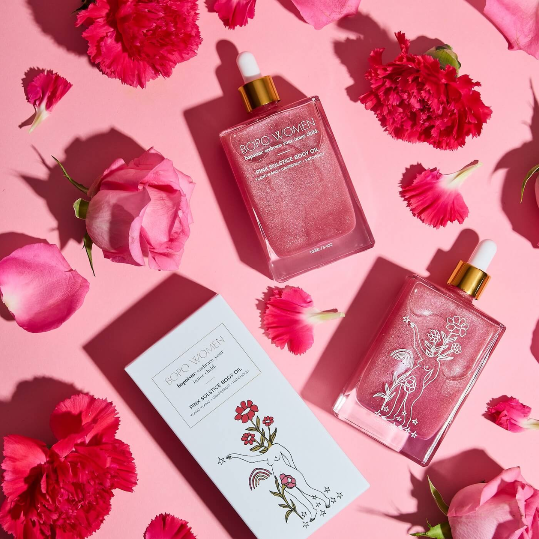 Body Oil - BOPO Women - Bopo Women Pink Solstice Body Oil 100ml - The Gift Company