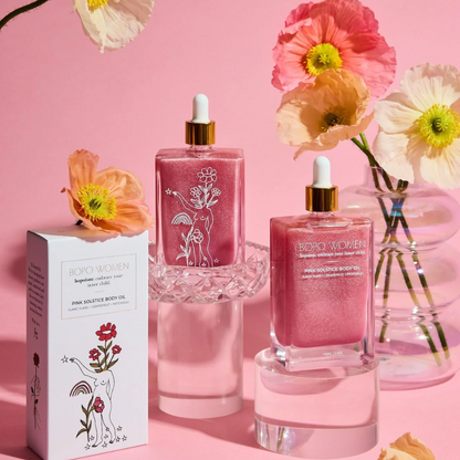 Body Oil - BOPO Women - Bopo Women Pink Solstice Body Oil 100ml - The Gift Company
