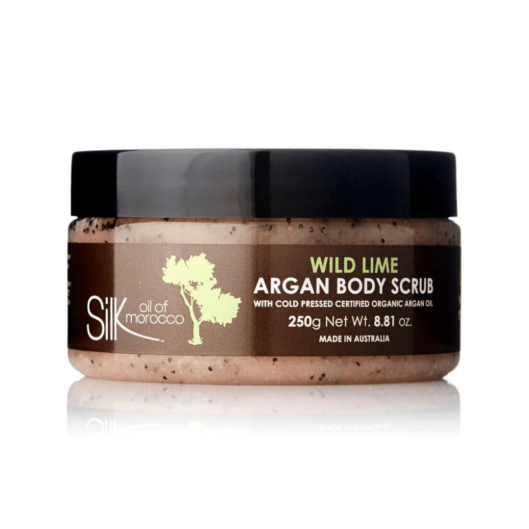 Body Scrub - Silk Oil of Morocco - Argan Body Scrub - Wild Lime - The Gift Company