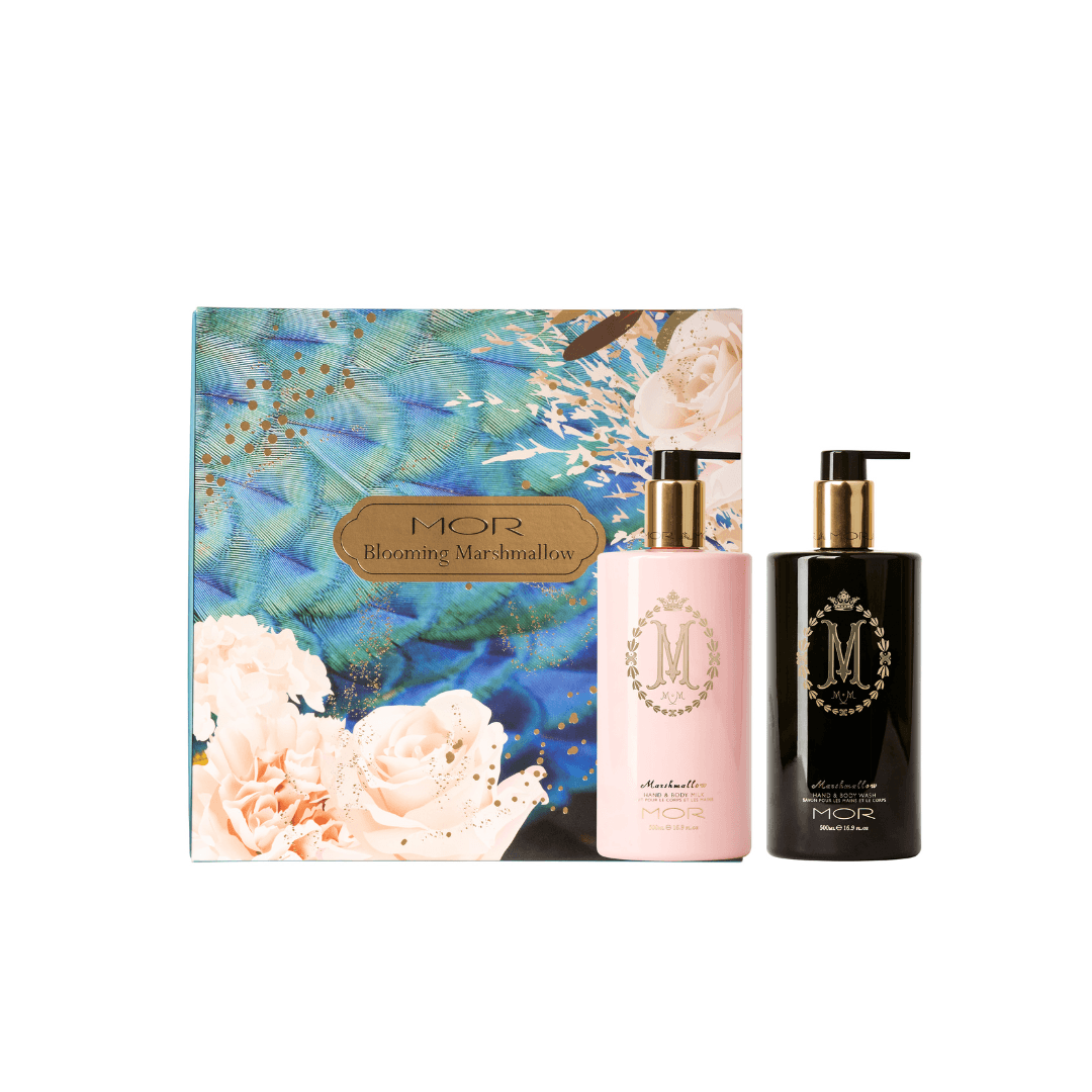 Body Wash & Cream Duo - Mor Boutique - MOR Blooming Marshmallow Duo (Hand & Body Wash, Hand & Body Milk) - The Gift Company
